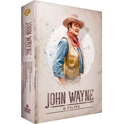 Warner Bros. Coffret John Wayne 6 Films DVD - Publicité Warner Bros. Coffret John Wayne 6 Films DVD - Publicité