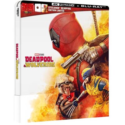 Marvel Deadpool & Wolverine Édition Limitée SteelBook® Exclusivité Web Blu-ray 4K Ultra HD - Publicité Marvel Deadpool & Wolverine Édition Limitée SteelBook® Exclusivité Web Blu-ray 4K Ultra HD - Publicité