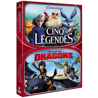 Dreamworks Les cinq légendes - Dragons Coffret 2 DVD - Publicité Dreamworks Les cinq légendes - Dragons Coffret 2 DVD - Publicité