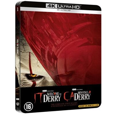 Ça : Bienvenue à Derry - Saison 1 SteelBook® Blu-ray 4K Ultra HD - Publicité Ça : Bienvenue à Derry - Saison 1 SteelBook® Blu-ray 4K Ultra HD - Publicité