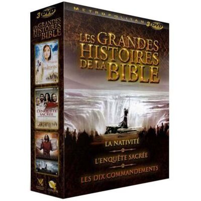 Metro Coffret Les grandes histoires de la Bible 3 films Edition limitée DVD - Publicité Metro Coffret Les grandes histoires de la Bible 3 films Edition limitée DVD - Publicité