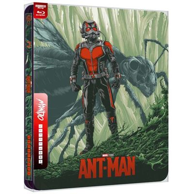 Marvel Ant-Man SteelBook® Mondo Blu-ray 4K Ultra HD - Publicité Marvel Ant-Man SteelBook® Mondo Blu-ray 4K Ultra HD - Publicité