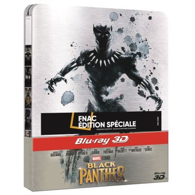 Marvel Black Panther Edition Fnac SteelBook® Blu-ray 3D - Publicité Marvel Black Panther Edition Fnac SteelBook® Blu-ray 3D - Publicité