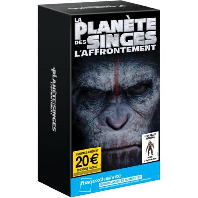 20th Century Fox La Planète des Singes L'affrontement Blu-Ray - Figurine de Koba - Publicité 20th Century Fox La Planète des Singes L'affrontement Blu-Ray - Figurine de Koba - Publicité
