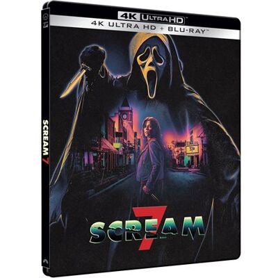 Scream 7 Édition Limitée SteelBook® Blu-ray 4K Ultra HD - Publicité Scream 7 Édition Limitée SteelBook® Blu-ray 4K Ultra HD - Publicité