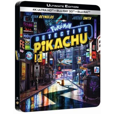 Warner Bros. Pokémon Détective Pikachu SteelBook® Blu-ray 4K Ultra HD - Publicité Warner Bros. Pokémon Détective Pikachu SteelBook® Blu-ray 4K Ultra HD - Publicité
