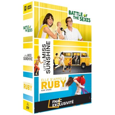 20th Century Fox Coffret Battle Of The Sexes, Little Miss Sunshine et Elle s’appelle Ruby Edition Spéciale Fnac DVD - Publicité 20th Century Fox Coffret Battle Of The Sexes, Little Miss Sunshine et Elle s’appelle Ruby Edition Spéciale Fnac DVD - Publicité