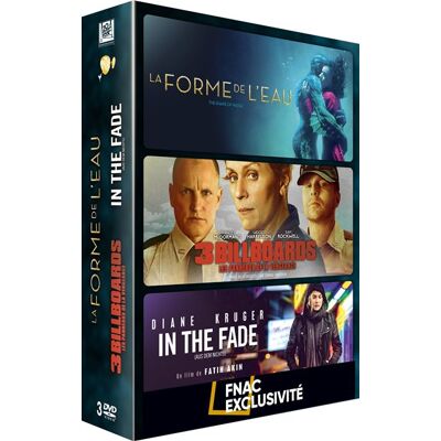 20th Century Fox Coffret 3 Billboards Les panneaux de la vengeance La Forme de l’eau In The Fade Edition Fnac DVD - Publicité 20th Century Fox Coffret 3 Billboards Les panneaux de la vengeance La Forme de l’eau In The Fade Edition Fnac DVD - Publicité