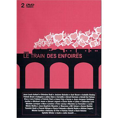 RCA Le train des Enfoirés DVD - Publicité RCA Le train des Enfoirés DVD - Publicité