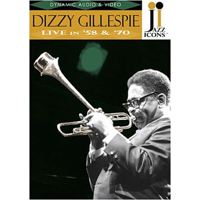 Jazz Icons Dizzy Gillespie - En direct en '58 et '70 DVD - Région 2 - Publicité Jazz Icons Dizzy Gillespie - En direct en '58 et '70 DVD - Région 2 - Publicité