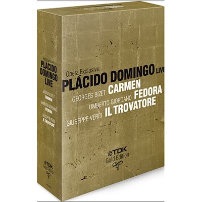 TDK Carmen - Fedora - Trouvere - Placido Domingo live - Gold Edition - Publicité TDK Carmen - Fedora - Trouvere - Placido Domingo live - Gold Edition - Publicité