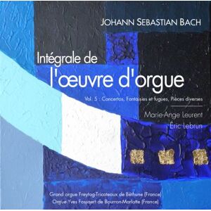 JS BACH VOL 5 Intégrale de l'œuvre d'orgue - Publicité