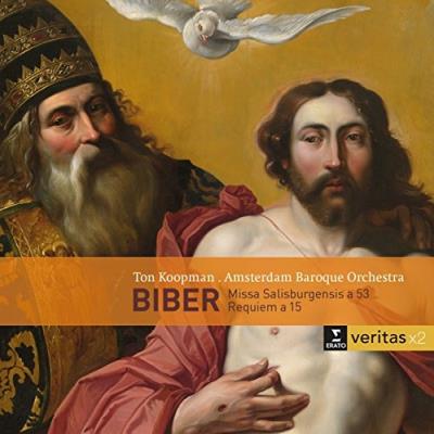 Erato Missa Salisburgensis a 53 - Requiem a 15 - 2 CD - Publicité Erato Missa Salisburgensis a 53 - Requiem a 15 - 2 CD - Publicité