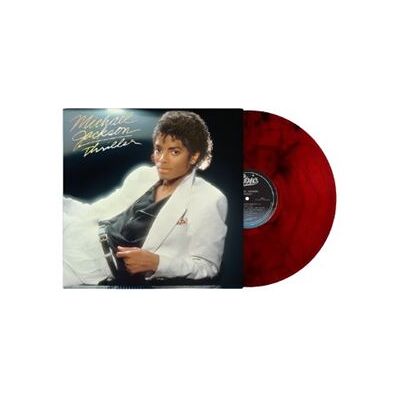 Thriller Édition Limitée Vinyle Rouge et Noir Marbré - Publicité Thriller Édition Limitée Vinyle Rouge et Noir Marbré - Publicité