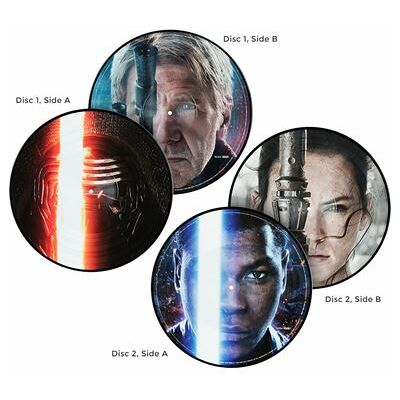 Star Wars: The Force Awakens Original Motion Picture Soundtrack Picture Disc - Publicité Star Wars: The Force Awakens Original Motion Picture Soundtrack Picture Disc - Publicité