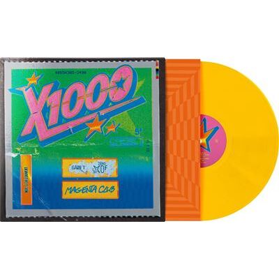 X1000 Vinyle Jaune - Publicité X1000 Vinyle Jaune - Publicité