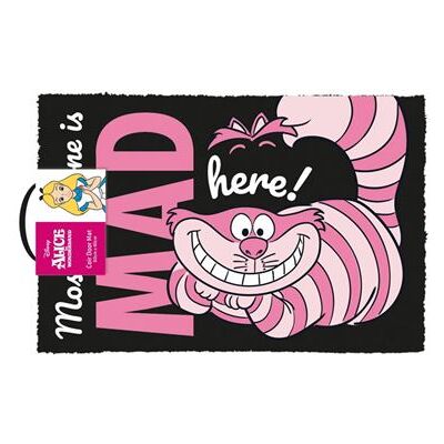 Pyramide Paillasson Alice In Wonderland We're All Mad Here ! - Publicité Pyramide Paillasson Alice In Wonderland We're All Mad Here ! - Publicité