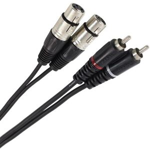 Non communiqué Plugger Câble Bretelle XLR Femelle 3b - RCA Mâle 0.60m Easy Câble - Publicité Non communiqué Plugger Câble Bretelle XLR Femelle 3b - RCA Mâle 0.60m Easy Câble - Publicité