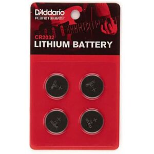 Non communiqué Alimentation / piles D'Addario And Co PW-CR2032-04 Lot de 4 Piles Lithium CR2032 - Publicité Non communiqué Alimentation / piles D'Addario And Co PW-CR2032-04 Lot de 4 Piles Lithium CR2032 - Publicité