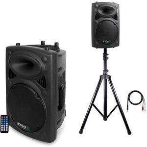 Ibiza Sound Enceinte Dj SONO amplifiée 8" 20cm 200W USB/SD/BT+ pied + câble PC - Publicité Ibiza Sound Enceinte Dj SONO amplifiée 8" 20cm 200W USB/SD/BT+ pied + câble PC - Publicité