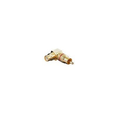 Non communiqué Adaptateur audio rca male / rca femelle plaqué or bague rouge - Publicité Non communiqué Adaptateur audio rca male / rca femelle plaqué or bague rouge - Publicité