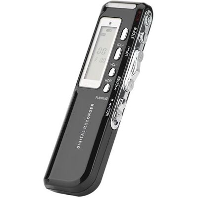 Générique Dictaphone numérique 8 GB 4 Mode d’enregistrement d’appel Noir Noir - Publicité Générique Dictaphone numérique 8 GB 4 Mode d’enregistrement d’appel Noir Noir - Publicité