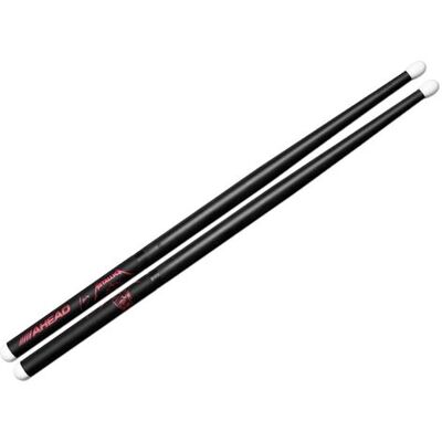 Ahead LU-sgl - Lars Ulrich ''scary Guy Light'' Signature Baguettes de Batterie - Publicité Ahead LU-sgl - Lars Ulrich ''scary Guy Light'' Signature Baguettes de Batterie - Publicité