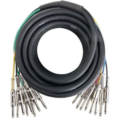 Pronomic MJJ8-10 Câble multicœur - 8 noyaux, jack 6,3mm - 10m - Publicité Pronomic MJJ8-10 Câble multicœur - 8 noyaux, jack 6,3mm - 10m - Publicité