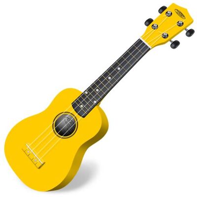 Classic Cantabile US-100 YE Ukulélé soprane jaune - Publicité Classic Cantabile US-100 YE Ukulélé soprane jaune - Publicité