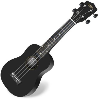 Classic Cantabile US-100 BK Ukulélé soprane noir - Publicité Classic Cantabile US-100 BK Ukulélé soprane noir - Publicité