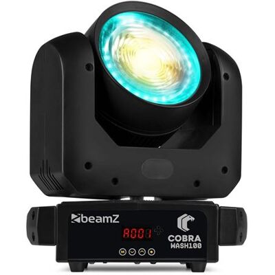 Non communiqué BeamZ Cobra Wash100 - Lyre Wash 100W avec Anneau LED - Eclairage Couleur Blanc chaud et Froid DJ, concerts, scènes et événements - Publicité Non communiqué BeamZ Cobra Wash100 - Lyre Wash 100W avec Anneau LED - Eclairage Couleur Blanc chaud et Froid DJ, concerts, scènes et événements - Publicité