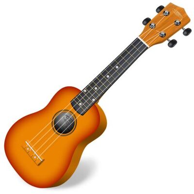 Classic Cantabile US-100 SB Ukulélé soprane sunburst - Publicité Classic Cantabile US-100 SB Ukulélé soprane sunburst - Publicité