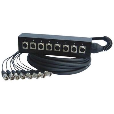 Power Acoustics Snake 2151 - Multipaires boîtier scène 6m - 8 IN / 8 OUT - Publicité Power Acoustics Snake 2151 - Multipaires boîtier scène 6m - 8 IN / 8 OUT - Publicité