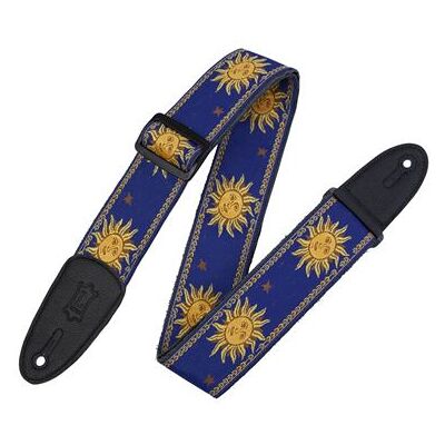Levy's Levys 5 CM Polypropylene & Cuir Motifs Soleil Bleu Sangles et courroies - Publicité Levy's Levys 5 CM Polypropylene & Cuir Motifs Soleil Bleu Sangles et courroies - Publicité