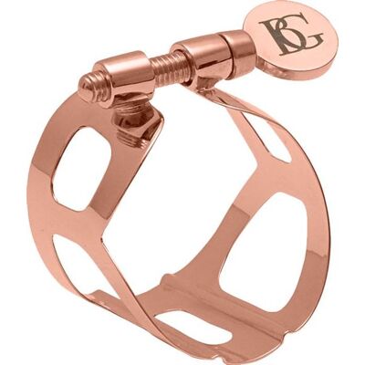 BG France Ligature Sax Alto Tradition Or Rose Ligatures saxophone alto - Publicité BG France Ligature Sax Alto Tradition Or Rose Ligatures saxophone alto - Publicité