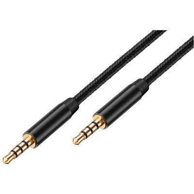 Non communiqué Câble Audio 3,5mm avec Connecteurs Plaqués Or en Nylon Tressé 5m Avizar Noir Noir - Publicité Non communiqué Câble Audio 3,5mm avec Connecteurs Plaqués Or en Nylon Tressé 5m Avizar Noir Noir - Publicité