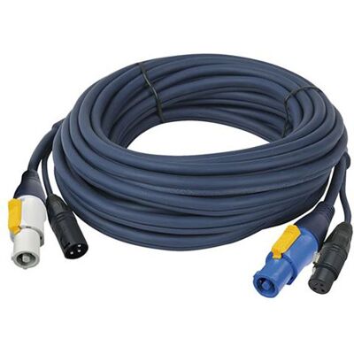 Non communiqué DAP Powercon/XLR câble combiné 75 cm - Publicité Non communiqué DAP Powercon/XLR câble combiné 75 cm - Publicité