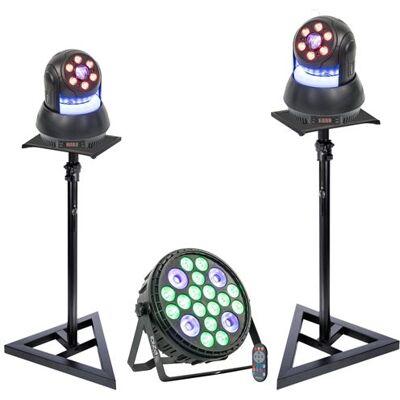 Non communiqué Pack 2 Lyres Ibiza STAR-WASH - 2 Pieds Supports - Projecteur 16x4W RGBW 4-en-1 30W UV PAR - Soirée Anniversaire Club Fête Dj Mariage - Publicité Non communiqué Pack 2 Lyres Ibiza STAR-WASH - 2 Pieds Supports - Projecteur 16x4W RGBW 4-en-1 30W UV PAR - Soirée Anniversaire Club Fête Dj Mariage - Publicité