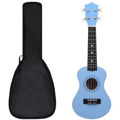 Non communiqué Jeu de ukulélé soprano avec sac pour enfants Bleu azuré 21 Bleu azuré - Publicité Non communiqué Jeu de ukulélé soprano avec sac pour enfants Bleu azuré 21 Bleu azuré - Publicité
