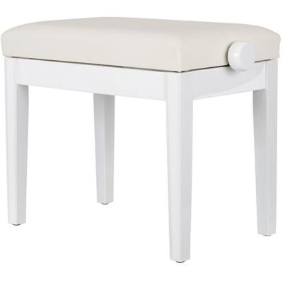 Non communiqué Classic Cantabile Banquette pour piano modèle P blanc brillant - Publicité Non communiqué Classic Cantabile Banquette pour piano modèle P blanc brillant - Publicité