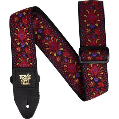 Non communiqué Sangle Ernie Ball Sangle Jacquard Crimson Royal Bloom Sangles et courroies - Publicité Non communiqué Sangle Ernie Ball Sangle Jacquard Crimson Royal Bloom Sangles et courroies - Publicité