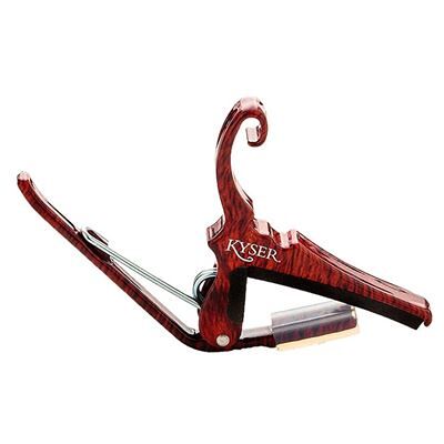 Non communiqué Kyser KG6RWA - Capodastre Quick-change guitare acoustique - Rosewood - Publicité Non communiqué Kyser KG6RWA - Capodastre Quick-change guitare acoustique - Rosewood - Publicité