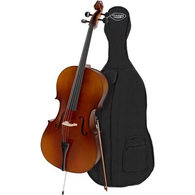 Classic Cantabile Violoncelle étudiant 4/4 SET y compris archet et poche - Publicité Classic Cantabile Violoncelle étudiant 4/4 SET y compris archet et poche - Publicité