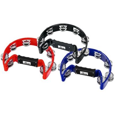 XDrum TM-1 BK Tambourin à Main, multicolore Lot de 3 - Publicité XDrum TM-1 BK Tambourin à Main, multicolore Lot de 3 - Publicité