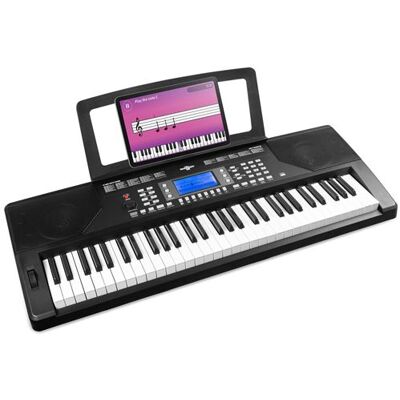 Non communiqué Max Rhapsody61P - Clavier Électronique 61 Touches Semi Lourdes avec Haut-Parleurs Stéréo - Clavier MIDI Noir - Publicité Non communiqué Max Rhapsody61P - Clavier Électronique 61 Touches Semi Lourdes avec Haut-Parleurs Stéréo - Clavier MIDI Noir - Publicité