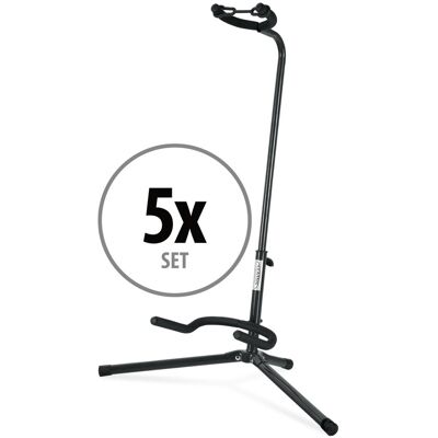 Non communiqué 5x Classic Cantabile GS-30 BK Support pour guitare Noir Noir - Publicité Non communiqué 5x Classic Cantabile GS-30 BK Support pour guitare Noir Noir - Publicité
