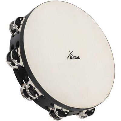Non communiqué XDrum TMF10-BK Tambourin 10 avec peau - Publicité Non communiqué XDrum TMF10-BK Tambourin 10 avec peau - Publicité