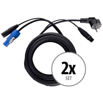 Non communiqué Pronomic Stage EUPPX-2.5 câble hybride euro/powerplug/XLR Lot de 2 - Publicité Non communiqué Pronomic Stage EUPPX-2.5 câble hybride euro/powerplug/XLR Lot de 2 - Publicité