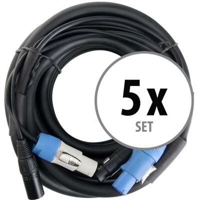 Non communiqué Pronomic Stage PPD-10 Câble Hybride DMX/Powercon compatible, Lot de 5 - Publicité Non communiqué Pronomic Stage PPD-10 Câble Hybride DMX/Powercon compatible, Lot de 5 - Publicité
