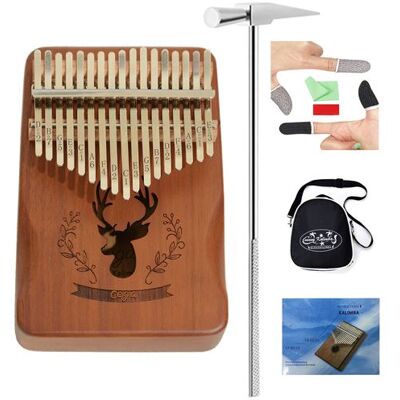 Générique Kalimba piano à pouce 17 touches en bois acajou parfait pour debutants enfants - Publicité Générique Kalimba piano à pouce 17 touches en bois acajou parfait pour debutants enfants - Publicité